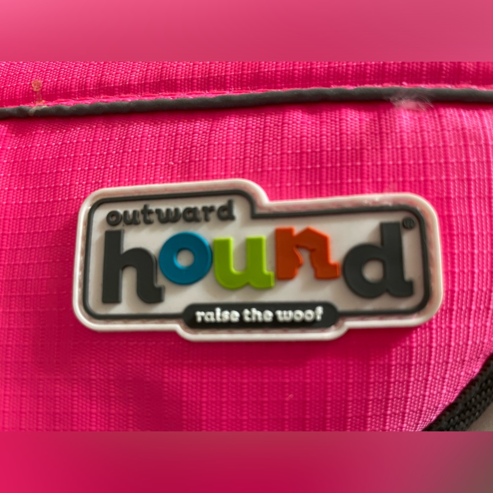 DOG swimming life JACKET -medium! Ore owned. Fits a 12-25 pound dog hot pink! - Picture 6 of 16